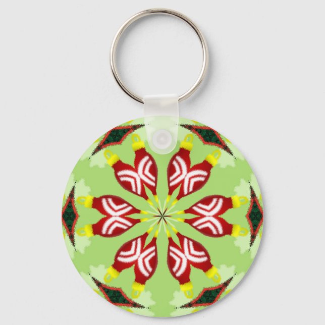 Kaleidoscope ‘K1 SQ’ Key Ring (Front)