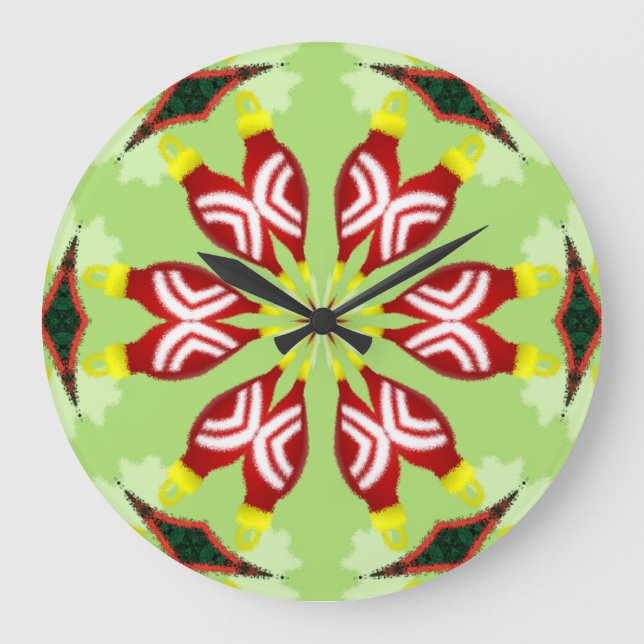Kaleidoscope ‘K1 SQ’ Large Clock (Front)