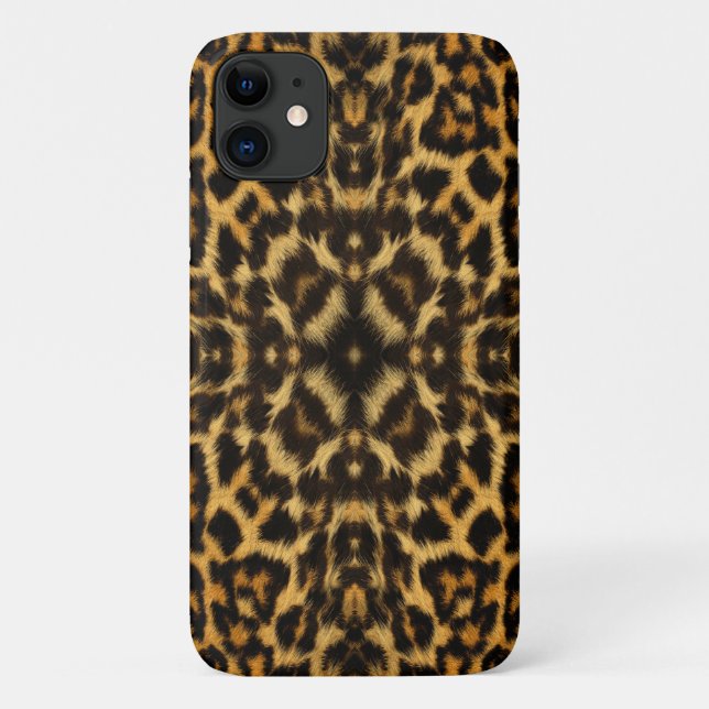 Kaleidoscope Leopard Fur Pattern Case-Mate iPhone Case (Back)