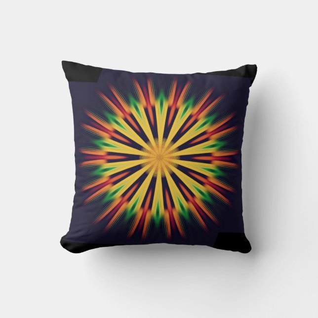 Kaleidoscope Mandala Flower-21855 Cushion (Front)