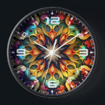 Kaleidoscope Mandala Flower Design-23091 Clock<br><div class="desc">Kaleidoscope Mandala Flower Design-23091</div>