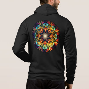 Kaleidoscope Mandala Flower Design-23091 Hoodie