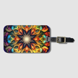 Kaleidoscope Mandala Flower Design-23091 Luggage Tag