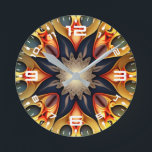 Kaleidoscope Mandala Flower Design-23091 Round Clock<br><div class="desc">Kaleidoscope Mandala Flower Design-23091</div>