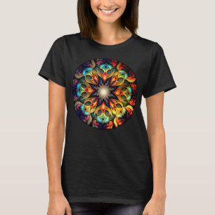 Kaleidoscope Mandala Flower Design-23091 T-Shirt