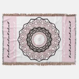 Kaleidoscope , mandala throw blanket