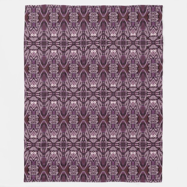 Kaleidoscope Mini Fractal IV + your ideas Fleece Blanket (Front)