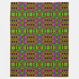 Kaleidoscope Mosaic IV + your ideas Fleece Blanket