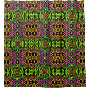 Kaleidoscope Mosaic IV + your ideas Shower Curtain