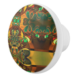 Kaleidoscope Mosaic VI + your ideas Ceramic Knob