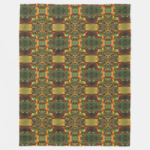 Kaleidoscope Mosaic VI + your ideas Fleece Blanket