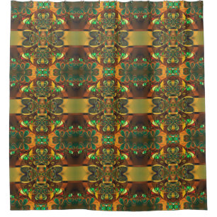 Kaleidoscope Mosaic VI + your ideas Shower Curtain