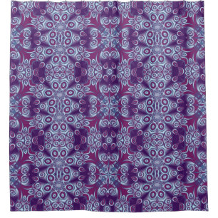 Kaleidoscope Mosaic XV + your ideas Shower Curtain