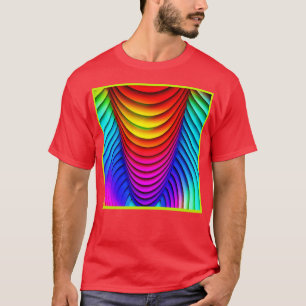 Kaleidoscope of Colours 3D Pattern T-Shirt