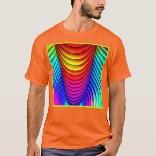 Kaleidoscope of Colours 3D Pattern T-Shirt