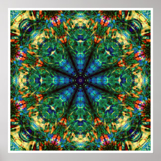Kaleidoscope of Colours Poster