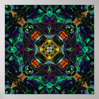 Kaleidoscope of Colours Poster