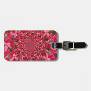 Kaleidoscope of Crimson: Blood Milkweed Flower Art Luggage Tag