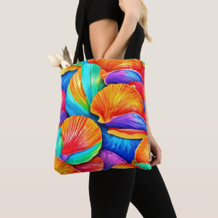 Kaleidoscope of Ocean Shells Tote Bag
