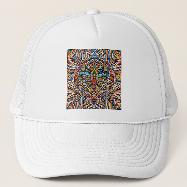 Kaleidoscope of the Cosmos Trucker Hat (Front)