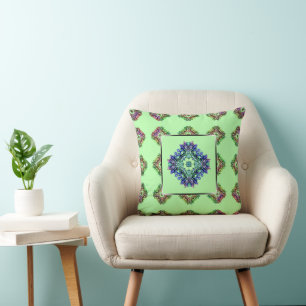 Kaleidoscope Patchwork - seamless pattern 2 Cushion