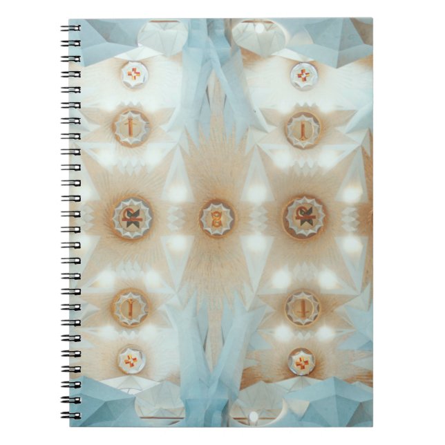 Kaleidoscope photography of ceiling notebook (Front)