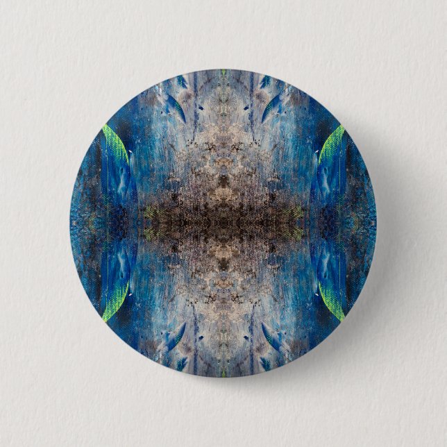 Kaleidoscope playfully abstract Mandala 6 Cm Round Badge (Front)