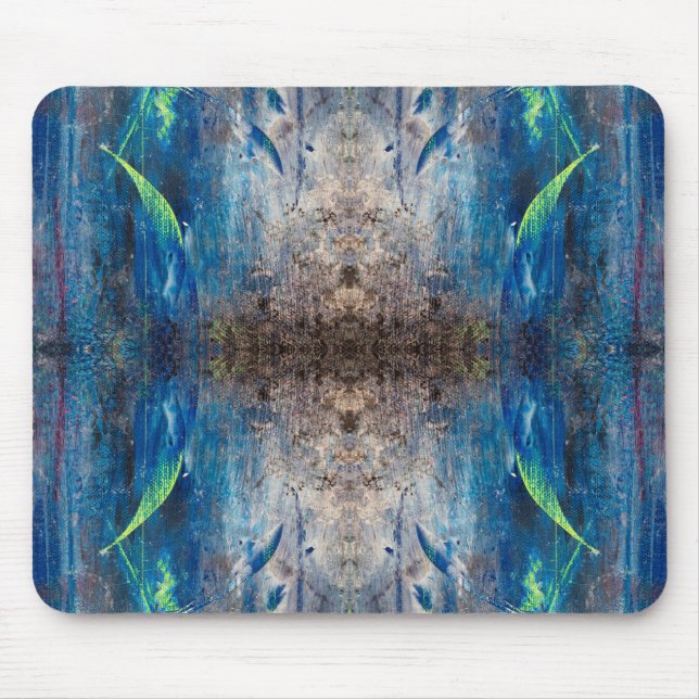 Kaleidoscope playfully abstract Mandala Mouse Pad (Front)