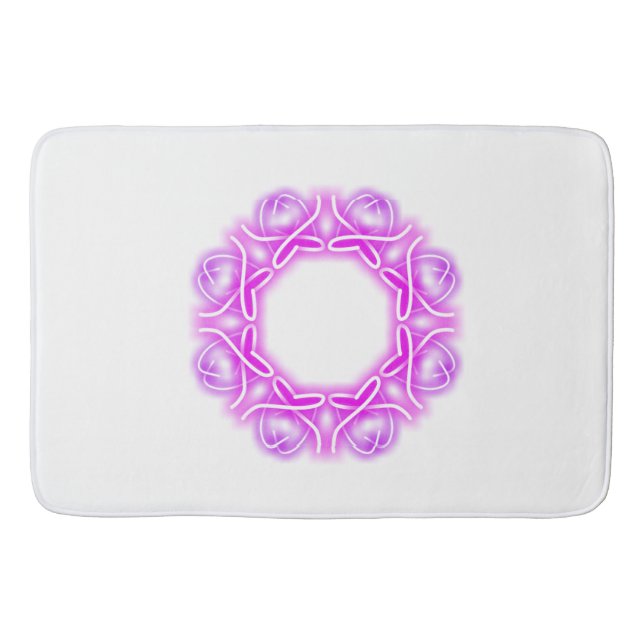 Kaleidoscope Prints  Bath Mat (Front)