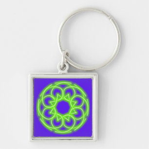 Kaleidoscope Prints Key Ring