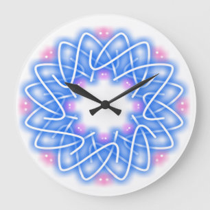 Kaleidoscope Prints Large Clock