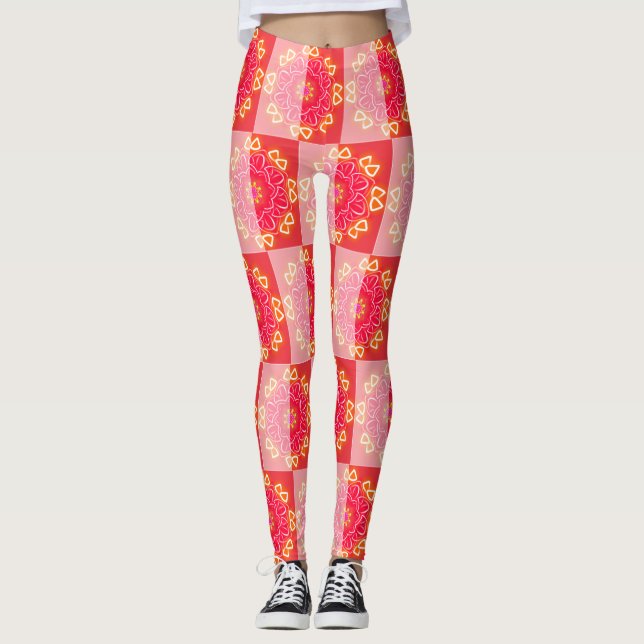 Kaleidoscope Prints Leggings (Front)