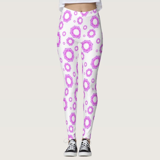 Kaleidoscope Prints  Leggings (Front)