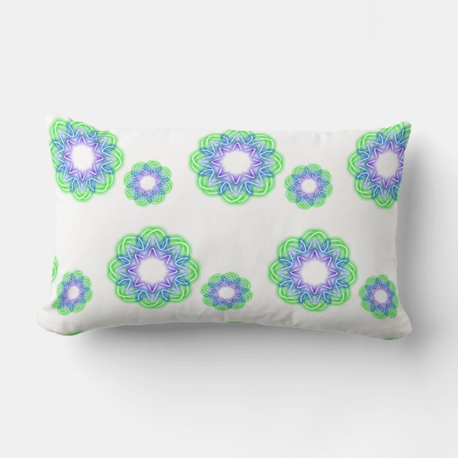Kaleidoscope Prints Lumbar Cushion (Front)