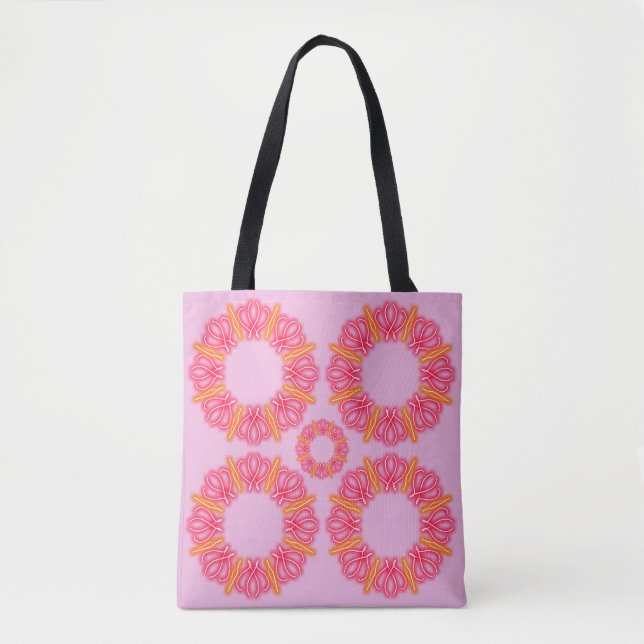 Kaleidoscope Prints  Tote Bag (Front)