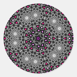 Kaleidoscope psychedelic stickers