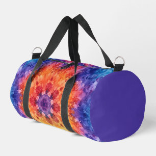 Kaleidoscope Purple Duffle Bag