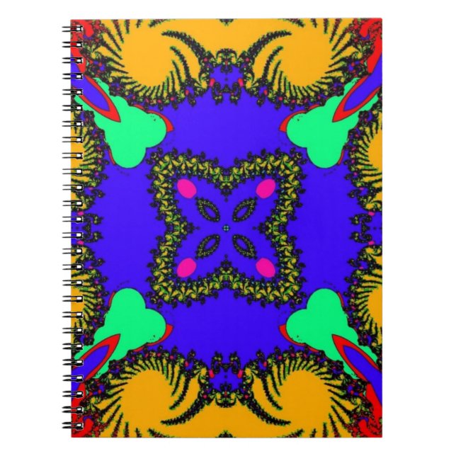 Kaleidoscope Spiral Notebook (Front)