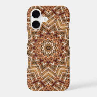 Kaleidoscope Star Mandala Amber Pattern