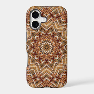 Kaleidoscope Star Mandala Amber Pattern