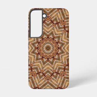 Kaleidoscope Star Mandala Amber Pattern Samsung Galaxy Case