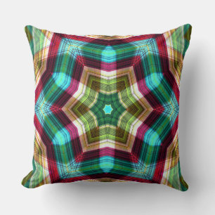 Kaleidoscope star migrating to hexagon with depth cushion