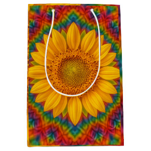 Kaleidoscope Sunflower Medium Gift Bag