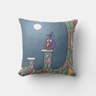 Kaleidoscope Tiki Bird Cushion