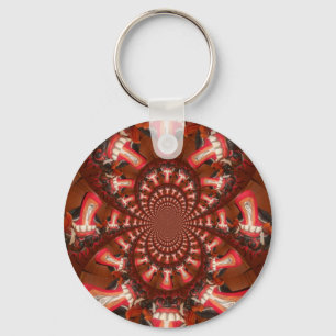 Kaleidoscope Tongue Art Print/Graphic Key Ring