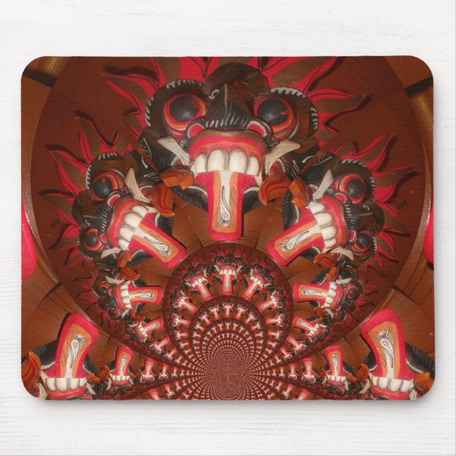 Kaleidoscope Tongue Art Print/Graphic Mouse Pad (Front)