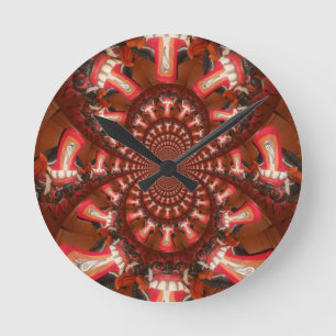 Kaleidoscope Tongue Art Print/Graphic Round Clock