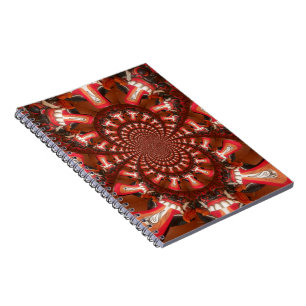 Kaleidoscope Tongue Art Print/Graphic Spiral Notebook
