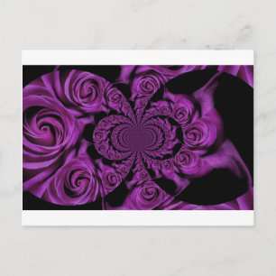 Kaleidoscope Valentines day Holiday Postcard