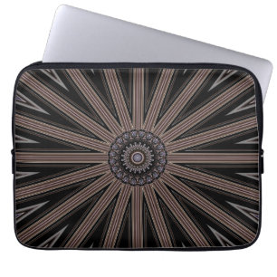 Kaleidoscope Wheel Pattern 13" Electronics Bag